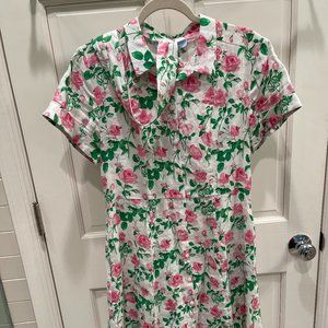 Pink Roses Laura Nap Dress